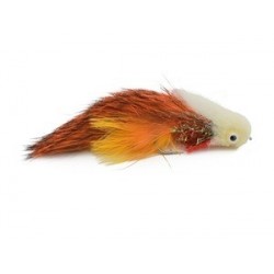 Butt Monkey White Orange