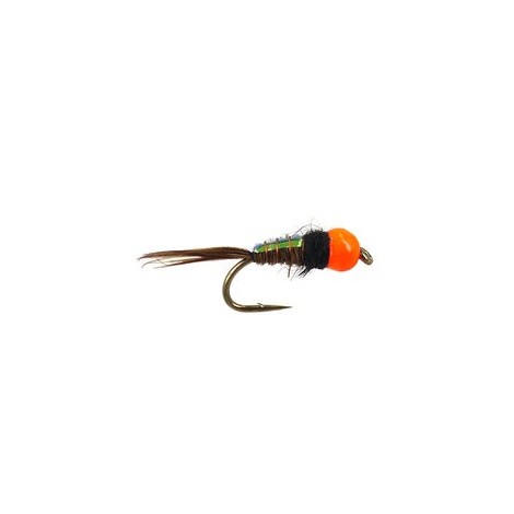 TG Tinsel Pheasant Hot Orange Nymph
