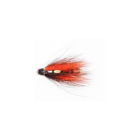 Black and Orange Ghost  Copper Tube Fly