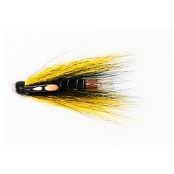 Black and Yellow Ghost  Copper Tube Fly