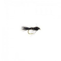 Gold Ribbed Hares Ear Black